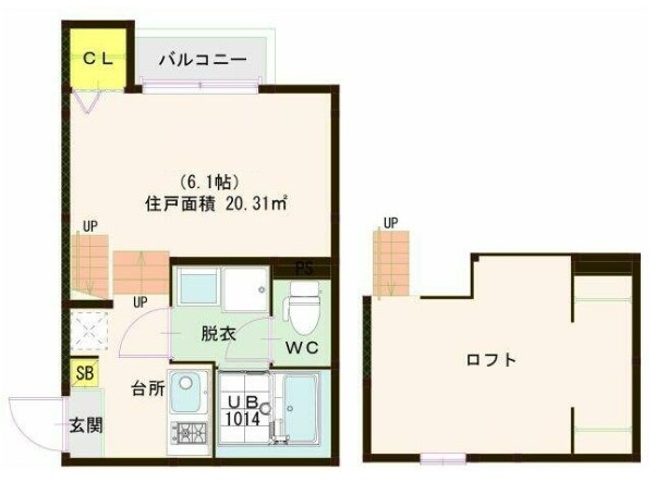 Ｇｒａｎｄｅ本八幡の間取り|間取りです。