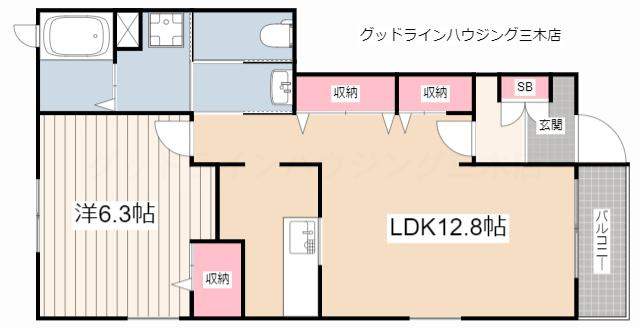カーサ　プラシードⅡ番館