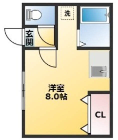 メゾンコフレの間取り|間取りです。