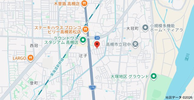 辻子2丁目戸建の地図