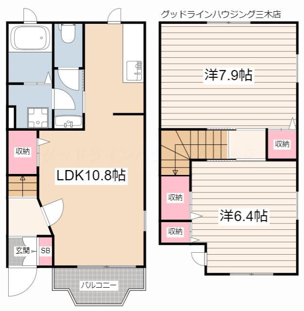 ロークアットの間取り