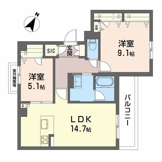 【間取り】 | シャーメゾンヴィアレクタ
