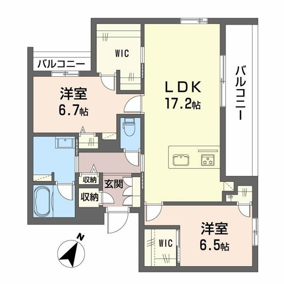 【間取り】 | シャーメゾンヴィアレクタ
