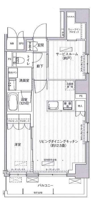 レジェンダリーコート赤羽ANNEXの間取り|間取りです。