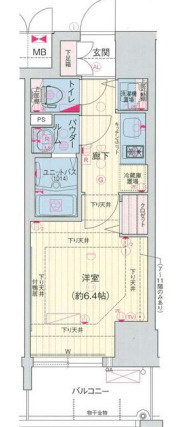【間取り】 | プレサンスみなと元町駅前