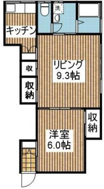高橋アパートの間取り|間取りです。
