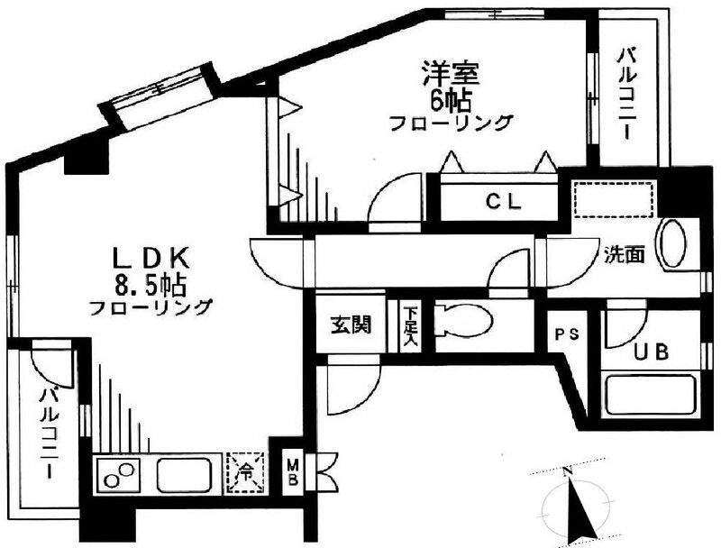 プチ　フォンテーヌの間取り|間取りです。