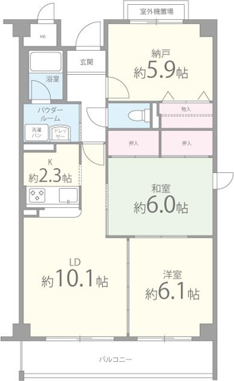 【間取り】 | リーブ平田