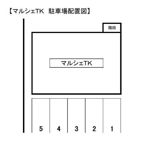 マルシェＴ・Ｋの区画図
