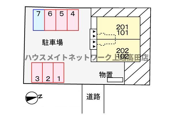 チェスタ仲町の区画図|配置図