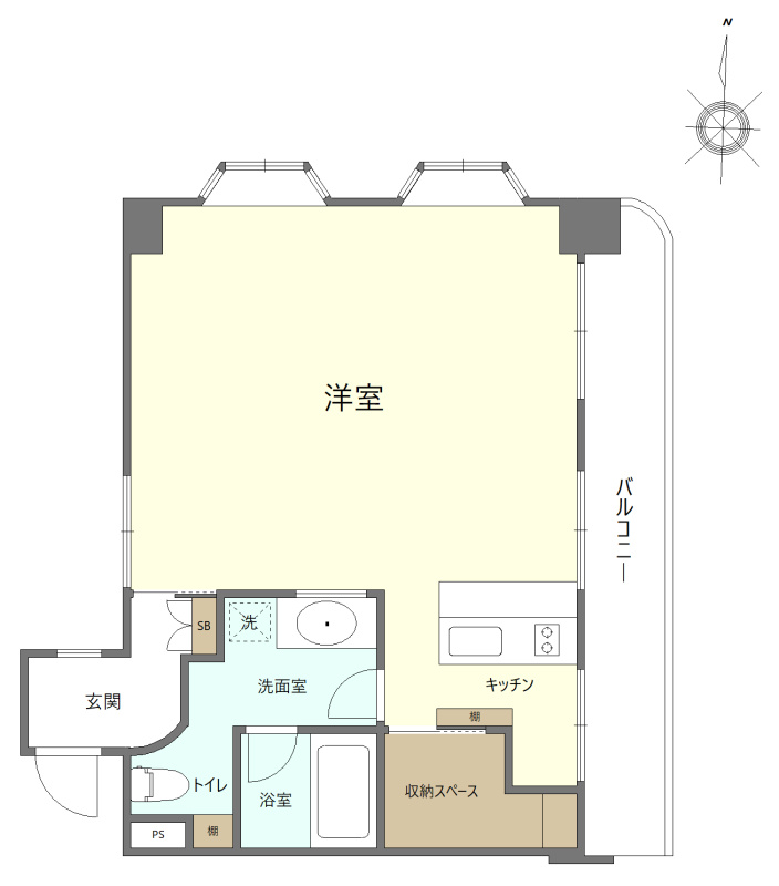 ロイヤル上社の間取り|間取図