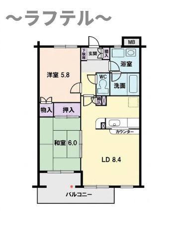 タートルクレインふじみ野の間取り