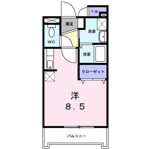 ヴィレッジ　トミタ　Ｄの間取り