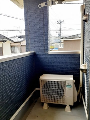 ティアラⅡＡのバルコニー