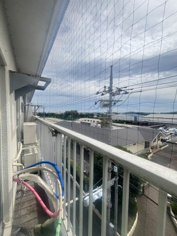 調布市多摩川７丁目の賃貸マンションのバルコニー