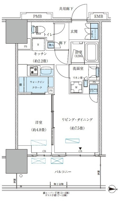 パークアクシス西大島コンフォートスクエアの間取り