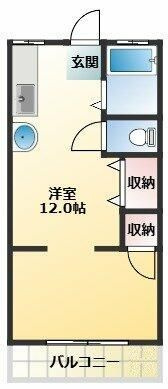 目白台コーポの間取り|間取りです。