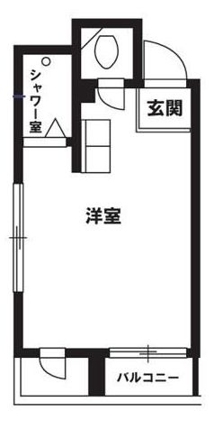 シャンブル野方の間取り|間取りです。