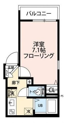 グランクオール鮫洲の間取り|間取りです。