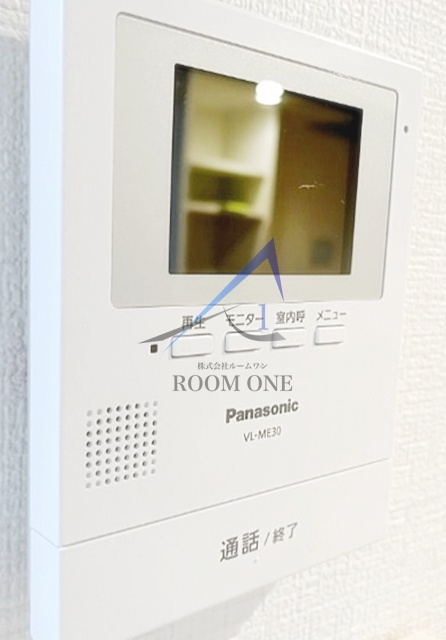 エスペランサⅡのセキュリティ|モニター付きインターホンです。