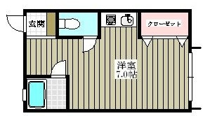 壱番館小林の間取り|間取りです。