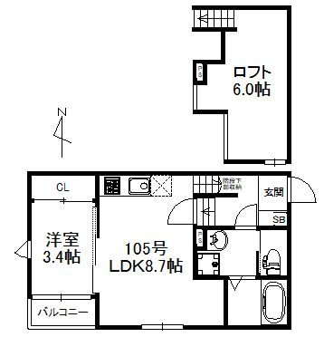 HARU鳥栖の間取り|使い勝手の良い間取りです♪