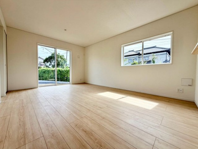 【居間・リビング】 | 香取市小見川１号棟【平屋】 | ご見学はお気軽に0476-37-3888までどうぞ
