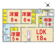 香取市小見川２号棟【平屋】の画像