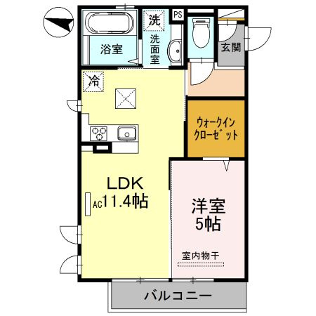 トロイス フィルの間取り|使い勝手の良い間取りです♪