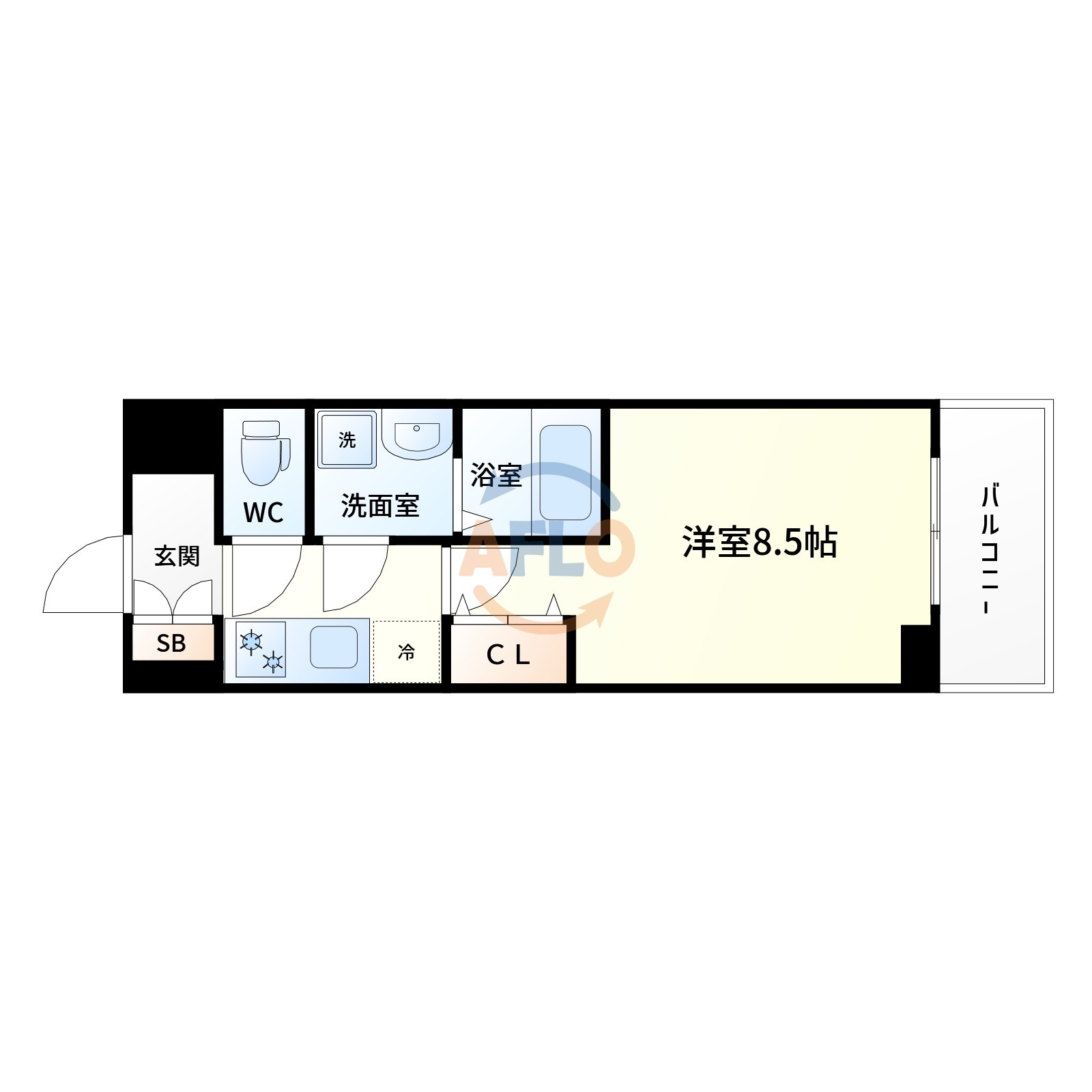 ジュネス新大阪レジデンスの間取り|間取り