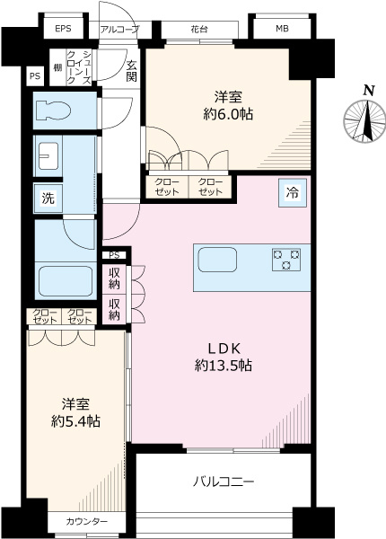 ブランズ文京東大前の間取り