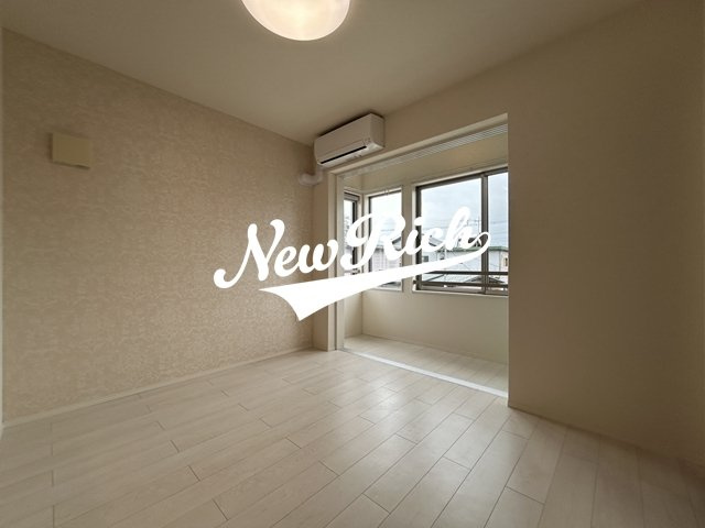 高崎市倉賀野町のアパートのバルコニー