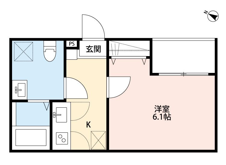 クレインハイツ大宮(クレインハイツオオミヤ)の間取り