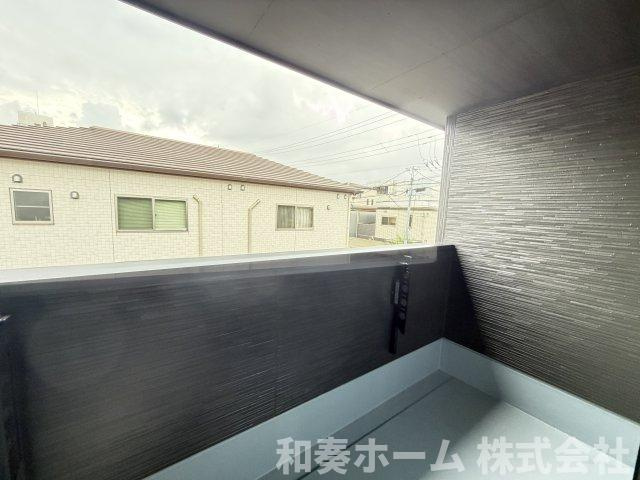 リナージュ ネクスジー 徳島市佐古六番町01期のバルコニー