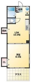 メゾンドールの間取り|間取りです。