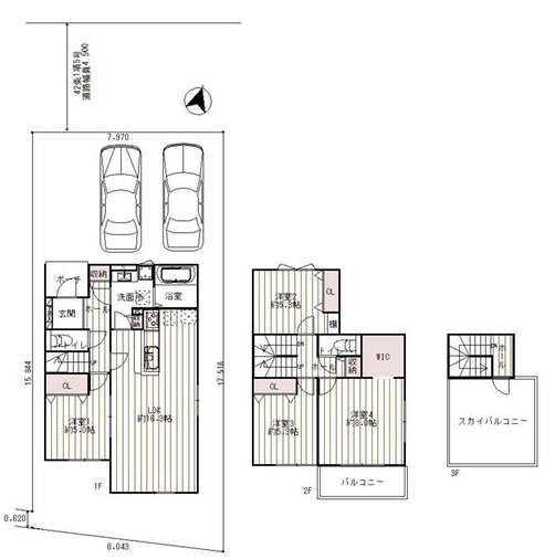 【間取り】 | 中古戸建て　流山市向小金２丁目