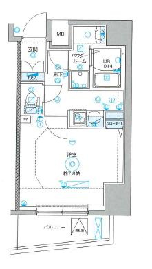 ミルーナヒルズ西新井大師WESTの間取り