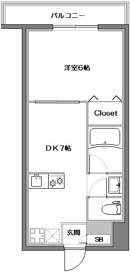 Ｃｙｐｒｅｓｓ　Ｆｌａｔの間取り