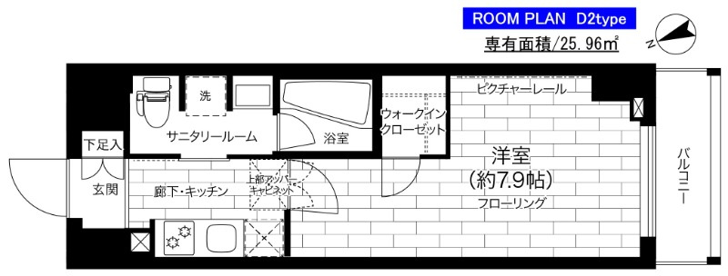 ステージグランデ亀有アジールコートの間取り