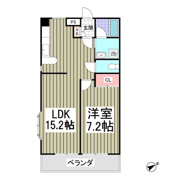 ファーストヒルズⅡの間取り