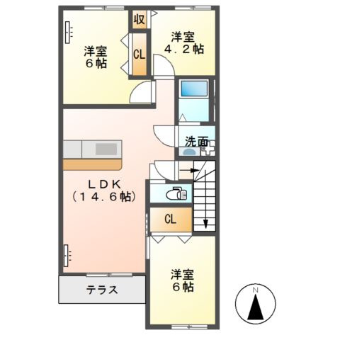 ルアナの間取り