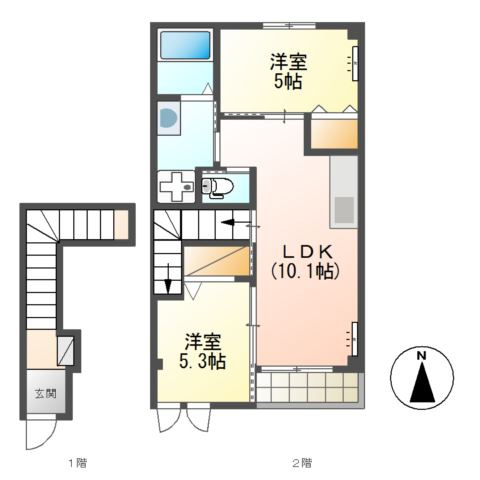 サンフィット大塚の間取り