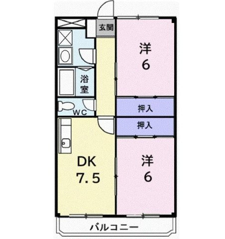 ニューマリッチ大笹の間取り