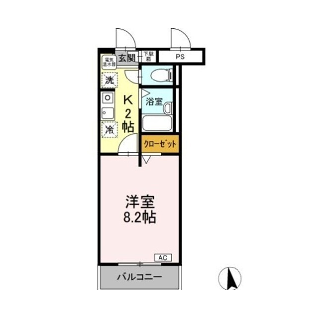 ジュネスメゾンイノウエの間取り