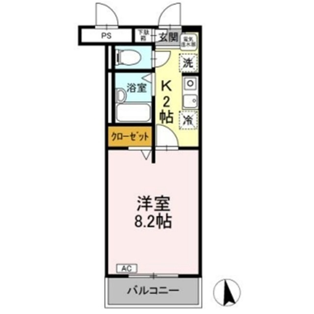 ジュネスメゾンイノウエの間取り