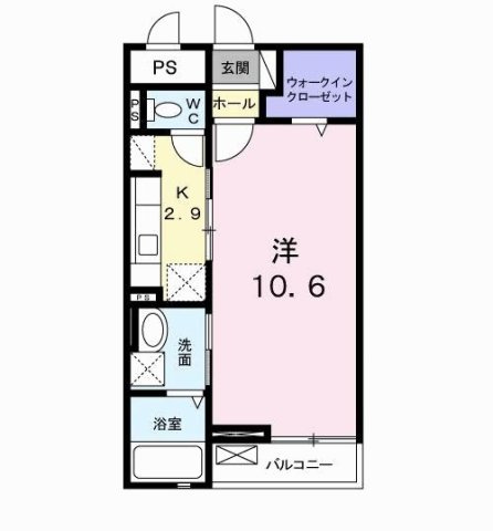 トーク鷹の羽Ⅲの間取り