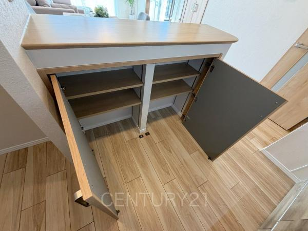 ロアール浜町のキッチン|収納スペース
