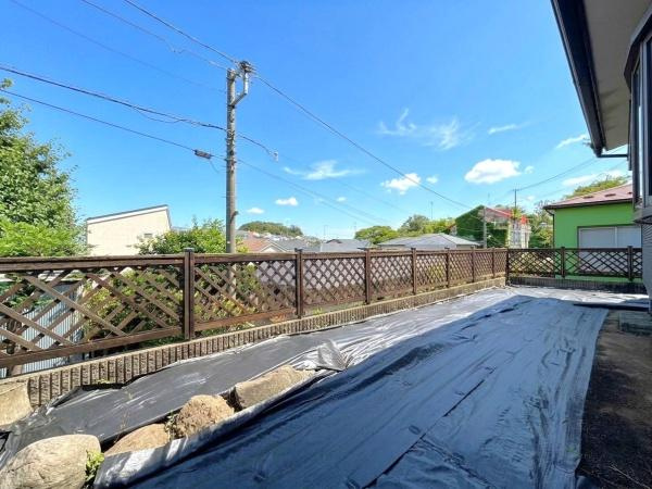 町田市金森東４丁目の中古一戸建の庭