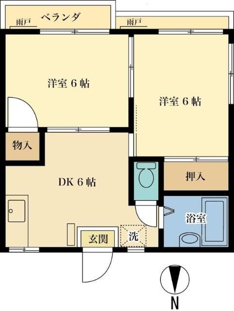 ＣＡＳＡアカイの間取り