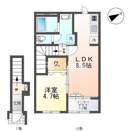 パーチ モリカミの間取り|間取図